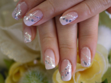 名古屋市天白区ネイルサロンEs-Curery-Nail（エスキュアリーネイル）-エレガントキラキラ
